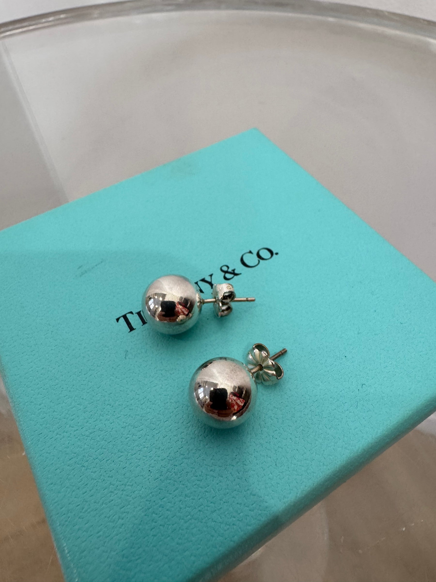 Tiffany & Co. Silver Ball Stud Earrings