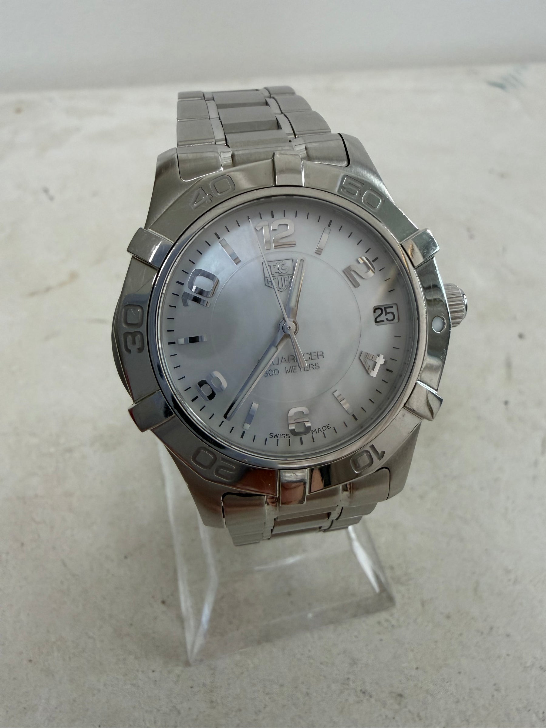 Tag Heuer Aqua Racer With Pearl Face 500 M