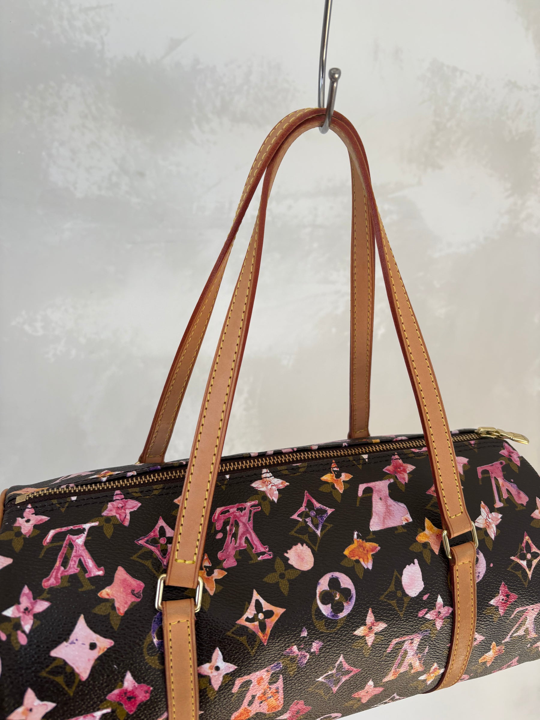 Louis Vuitton x Richard Prince Monogram Water Colour Papillon Bag