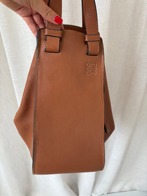 Loewe Tan Leather Large Hammock Bag