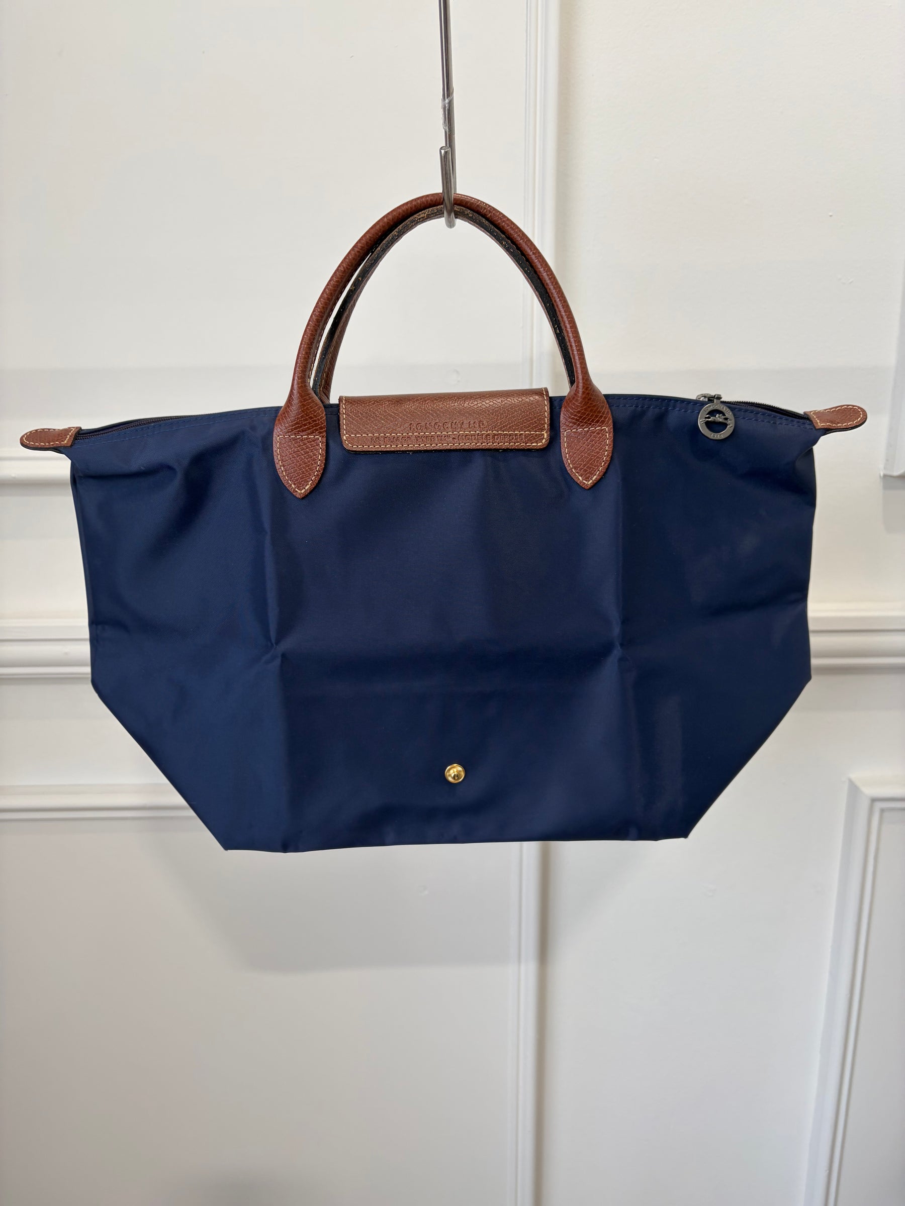 Longchamp Navy Le Pliage Tote Bag