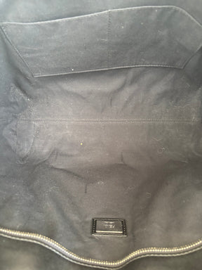 Fendi Black Leather Monster Tote