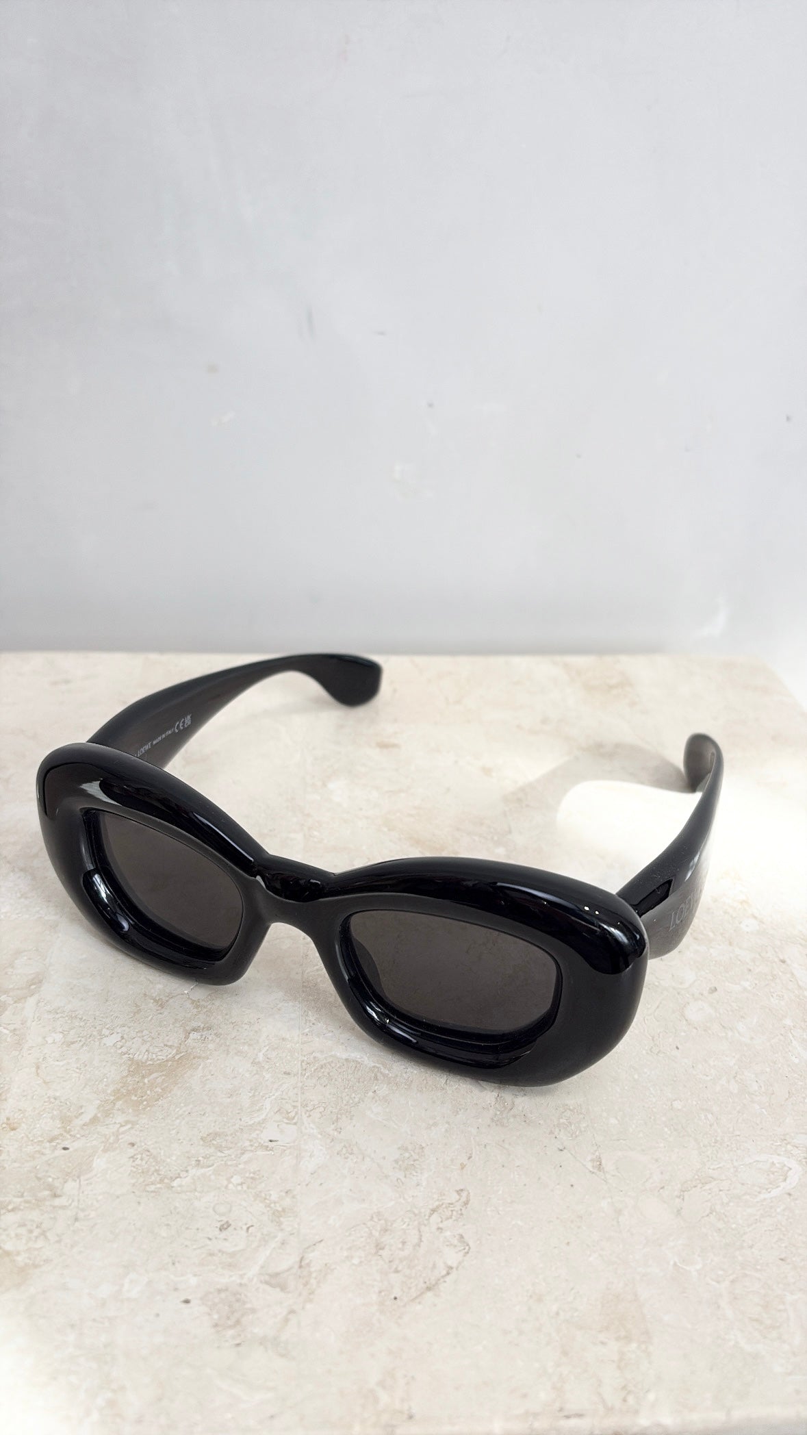 Loewe Black Inflated Cat Eye Sunglasses