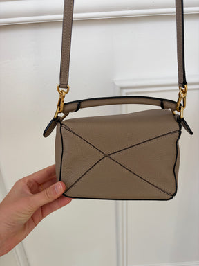 Loewe Mini Puzzle Bag In Sand