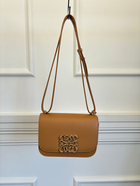 Loewe Warm Desert Small Goya Bag in Silk Calfskin