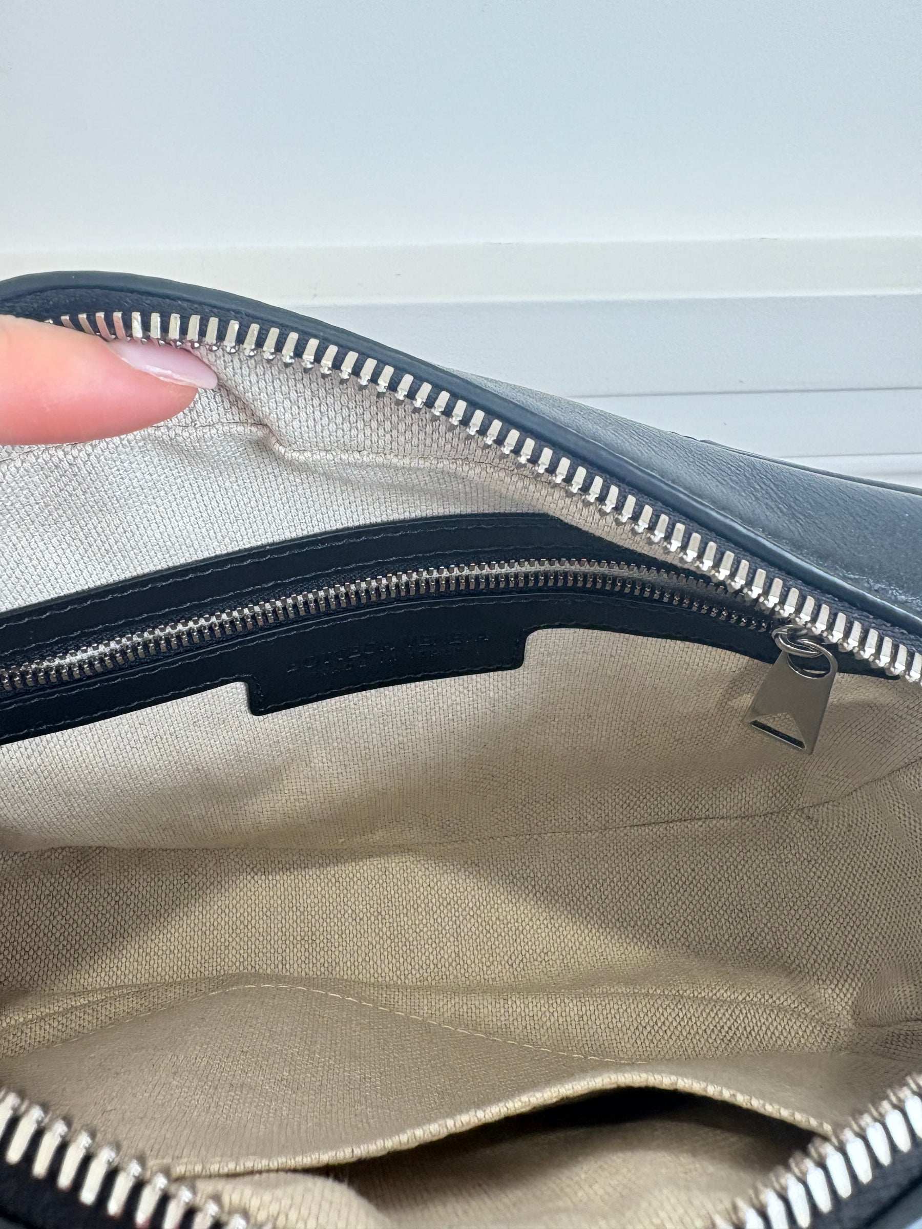 Bottega Veneta Black Intrecciato Leather Camera Bag