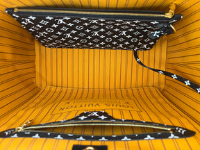 Louis Vuitton Black and Brown Jungle Neverfull MM