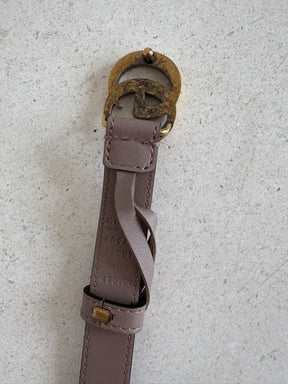 Gucci GG Marmont Thin Belt Taupe, 75 / 30