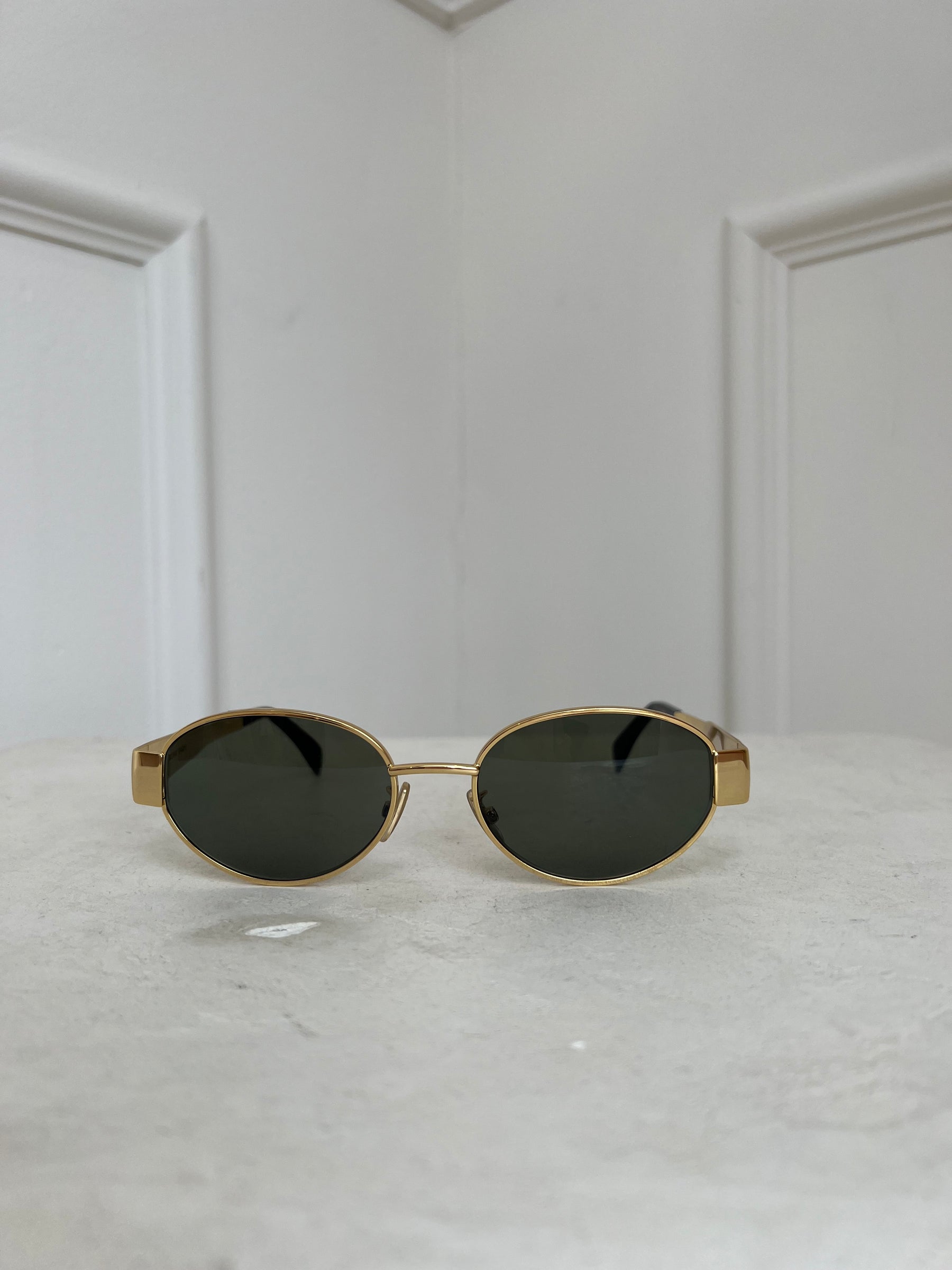 Celine Gold Triomphe Sunglasses