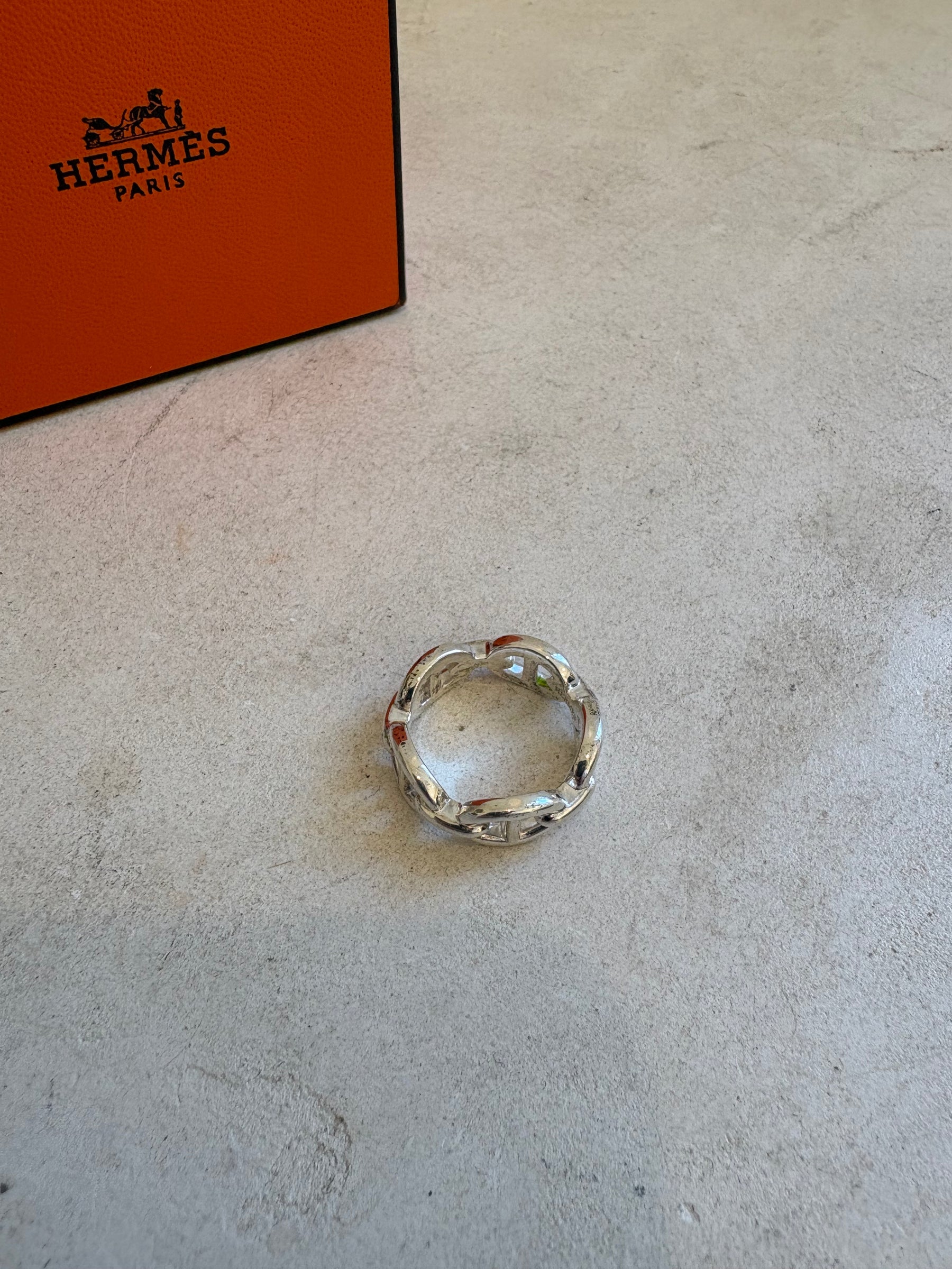 Hermès Chaine d'ancre Enchainee Ring Small Model, 51