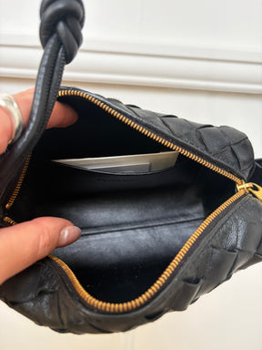 Bottega Veneta Mini Loop Camera Bag Black