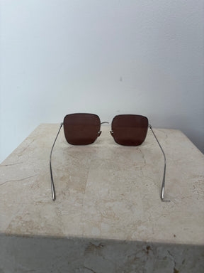 Dior Rose Gold Stellaire Square Sunglasses