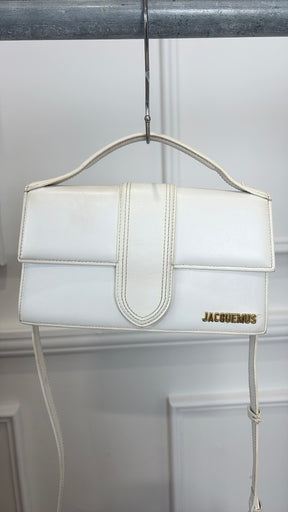 Jacquemus White Les Classiques 'The large Bambino' Bag