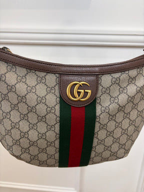 Gucci GG Supreme Half Moon Ophidia Small, S