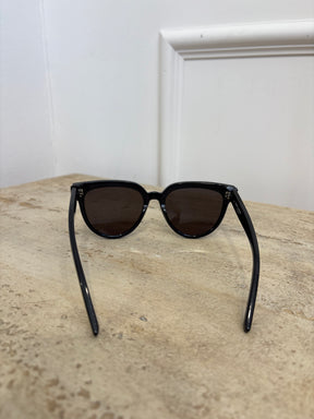 Saint Laurent Black Sunglasses With Black Hardware