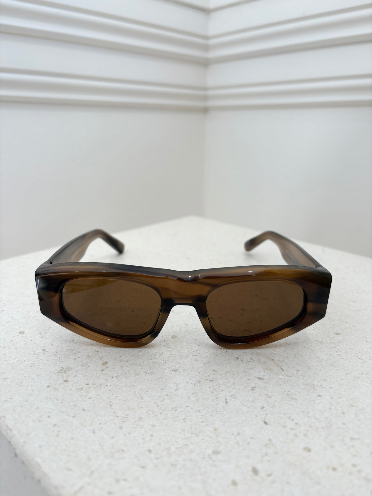 bassike x Local Supply 04 Sunglasses Ash Horn/Brown