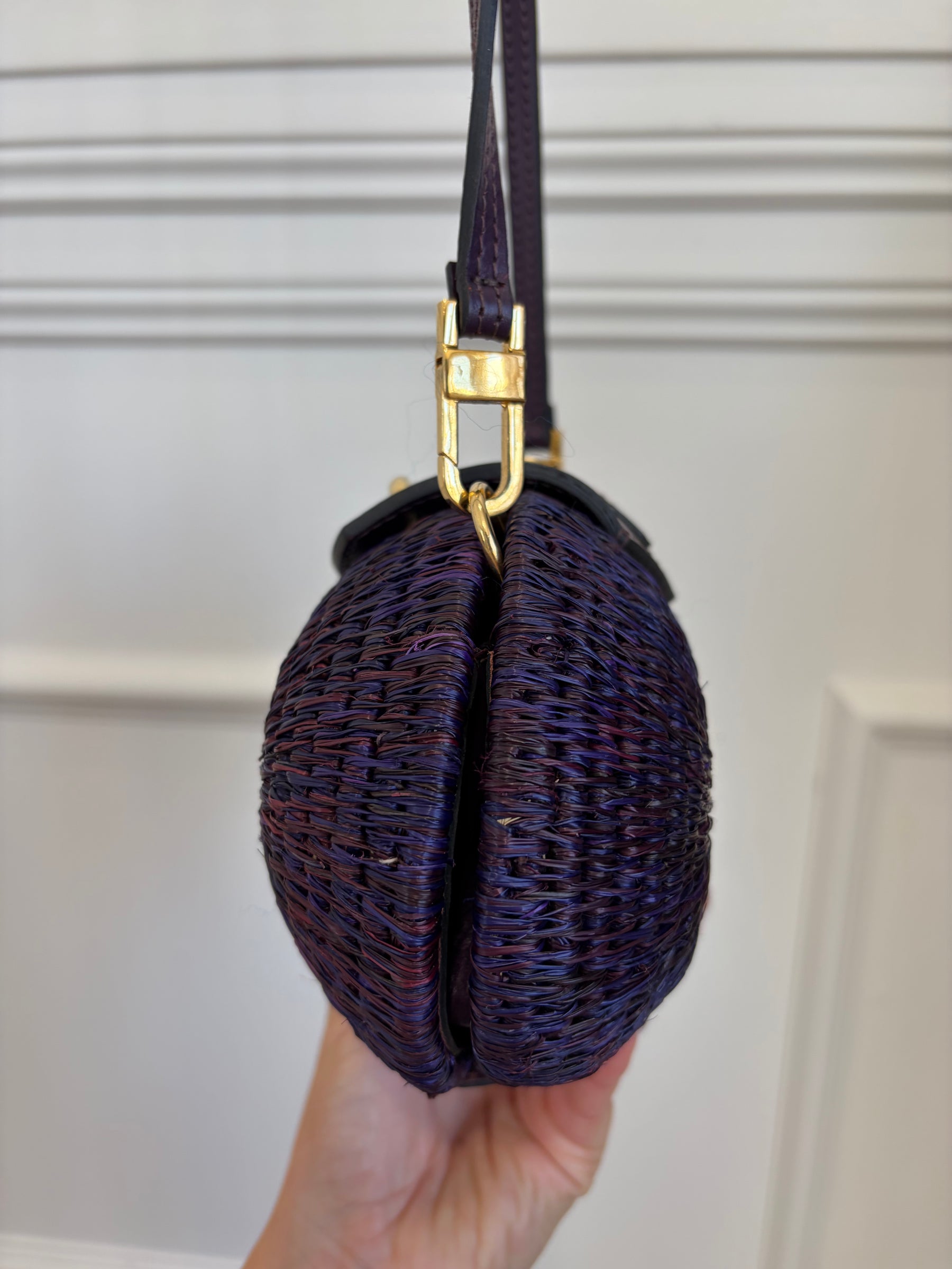Khoko Basket Bag Purple