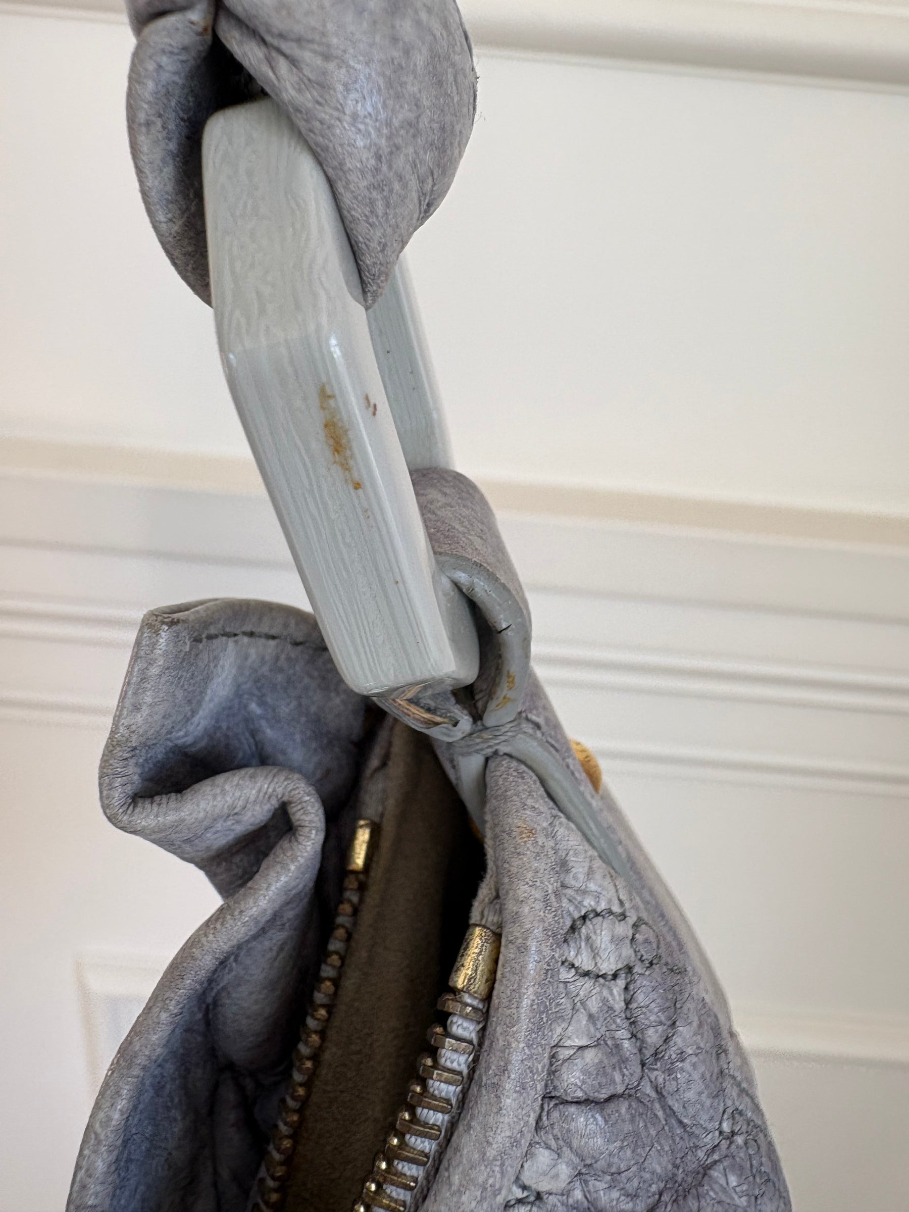 Louis Vuitton Gris Perle Monogram Olympe Nimbus Bag