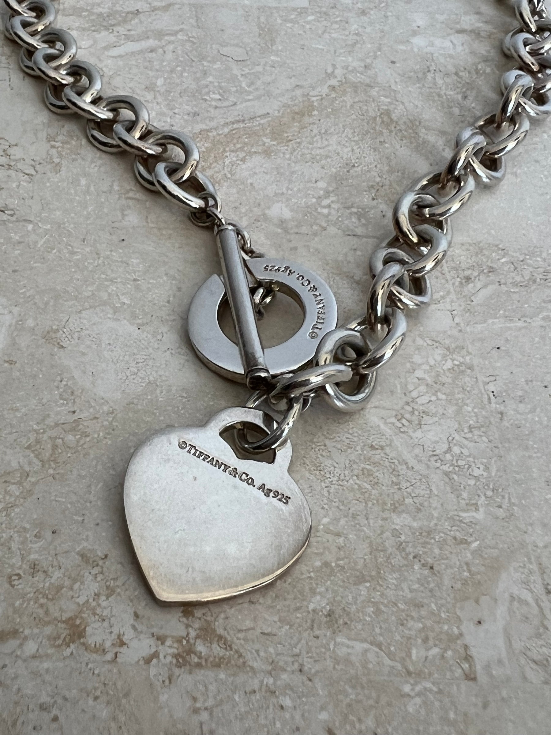 Tiffany & Co Silver Return to Tiffany Chain Necklace