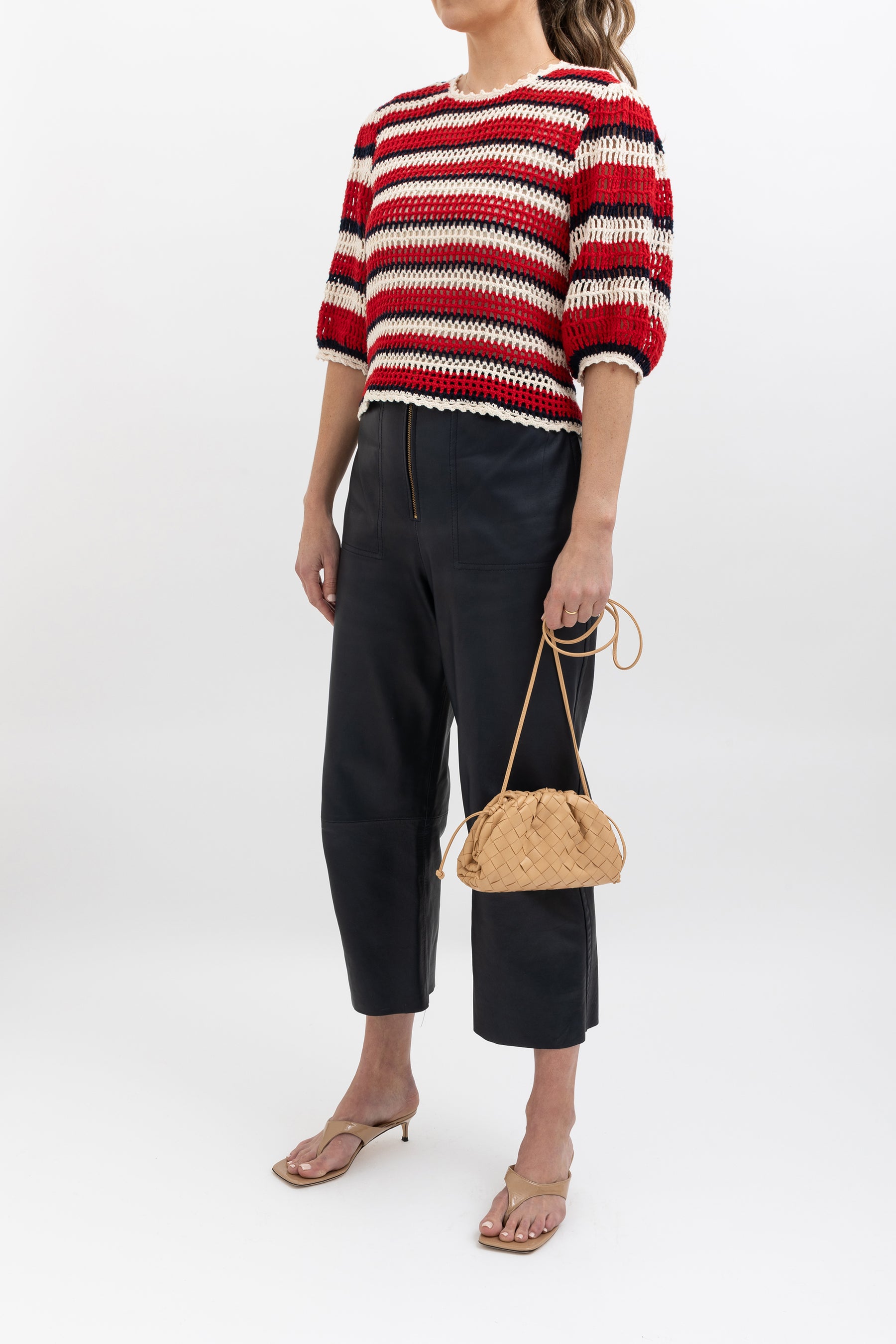 Stripe Crochet Knit