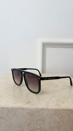 Isabel Marant Black Square Sunglasses, 8 AU