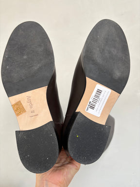 Ayede Hector Leather Knee Boots Darc Brown, 42