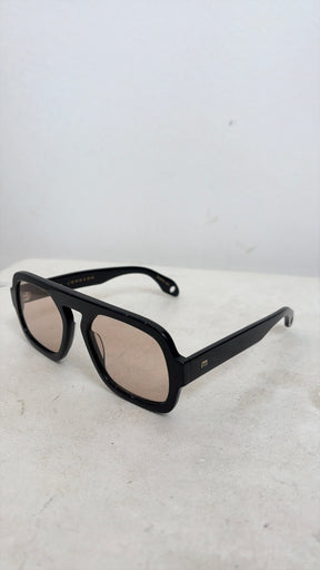 Elisa Johnson Black Pilot Sunglasses