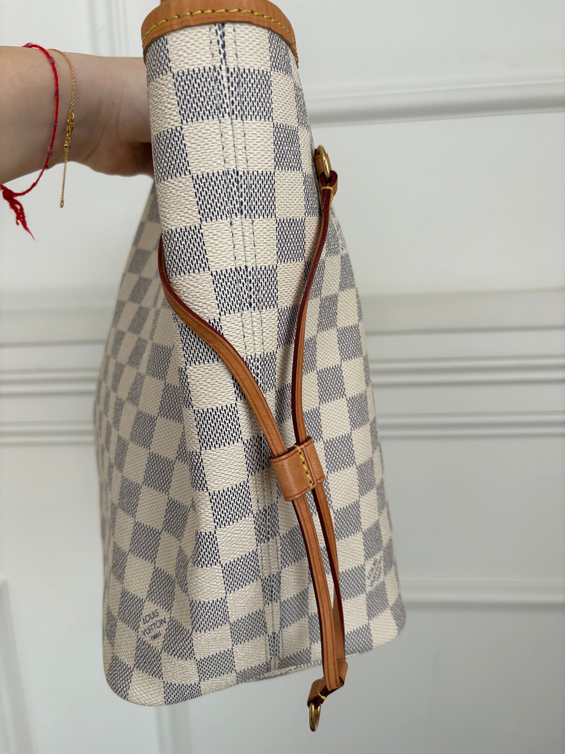 Louis Vuitton Damier Azur Neverful MM Bag