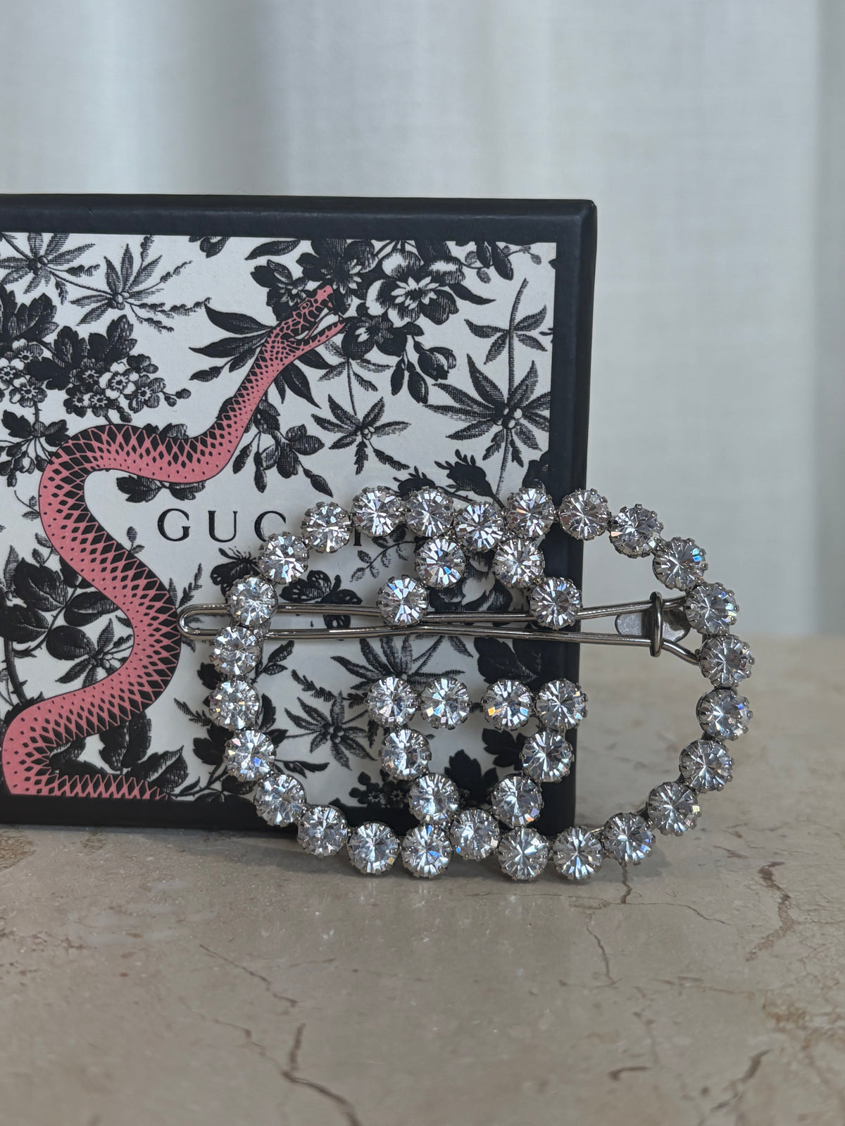 Gucci Crystal GG Clip