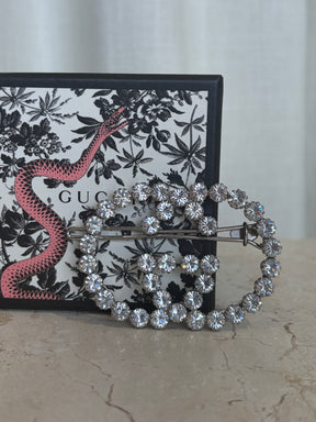Gucci Crystal GG Clip