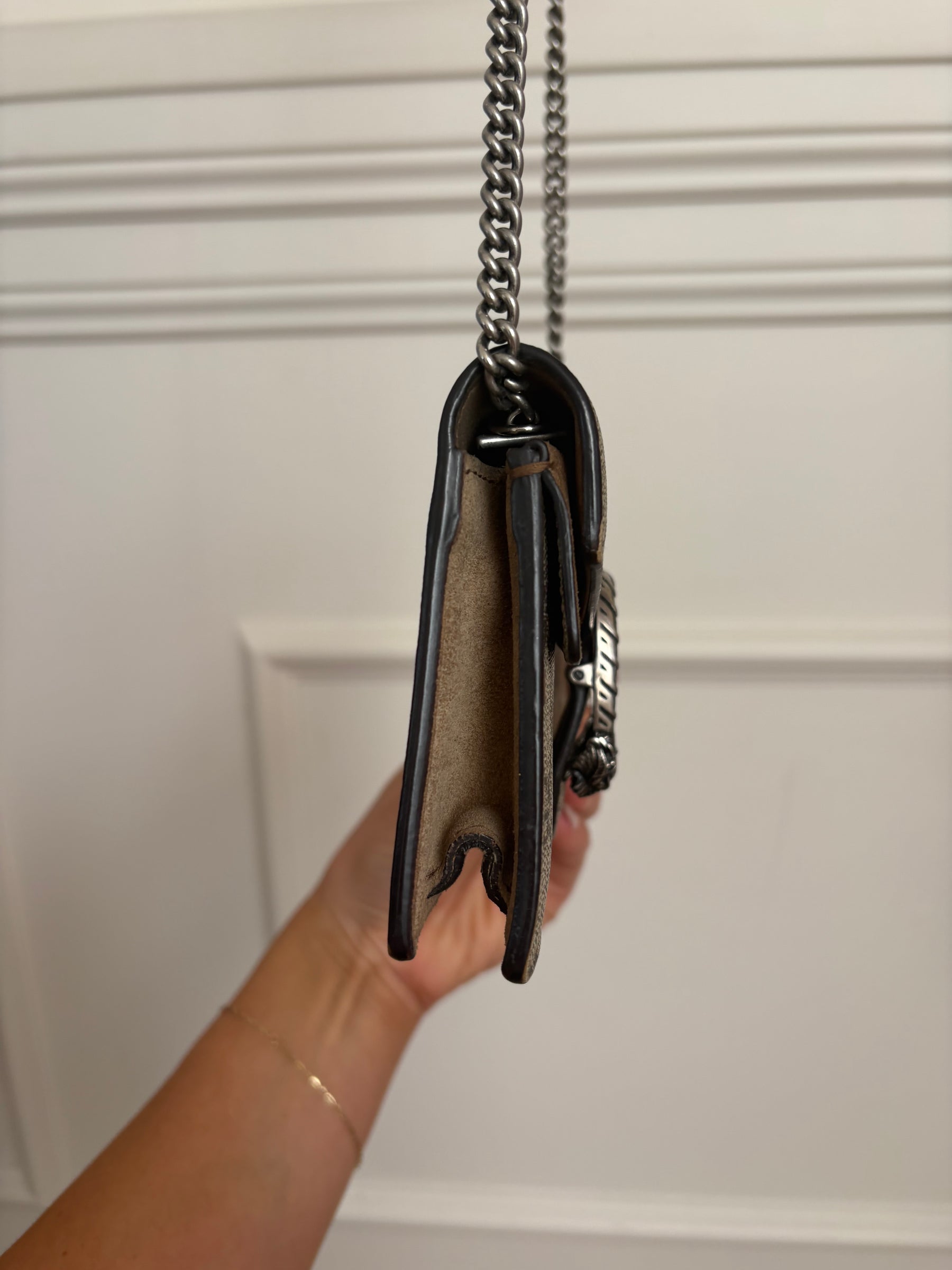 Gucci Dionysus Super Mini Chain Shoulder Crossbody Bag