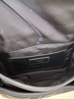 Saint Laurent Black Nylon Niki Small Messenger Bag