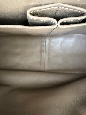 Chanel Reissue 2.55 Patent Bag Silver Hardware In Whiskey