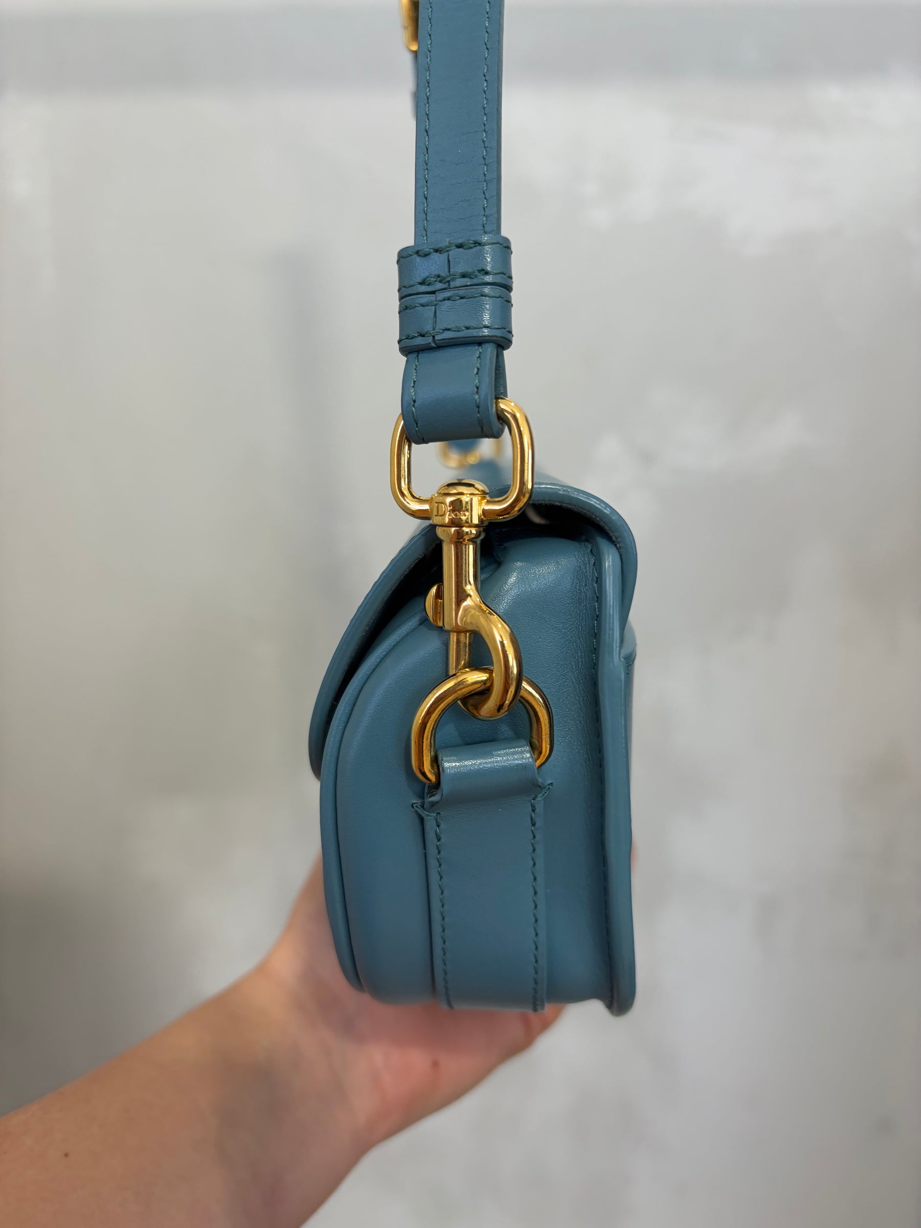 Dior Powder Blue Bobby East West Bag