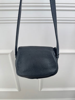Chloé Black Grained Leather Marcie Bag Small