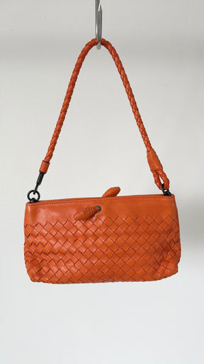 Bottega Veneta Intracciato Mini Bag Orange