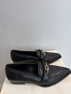 Anine Bing Selma Pointed Loafers Black, 38