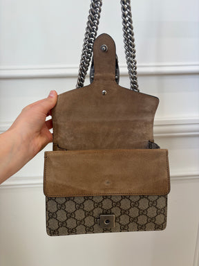 Gucci Supreme Canvas Monogram Mini Dionysus Bag