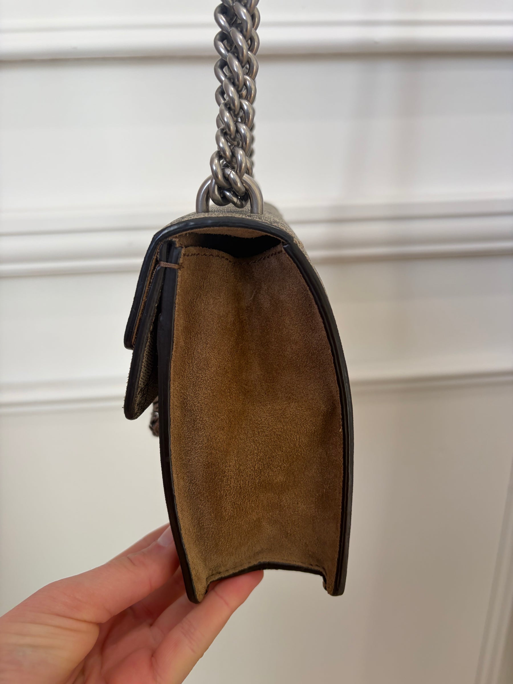 Gucci Supreme Canvas Monogram Mini Dionysus Bag