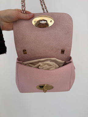 Mulberry Ballet Pink Soft Grained Leather Small Lily Bag