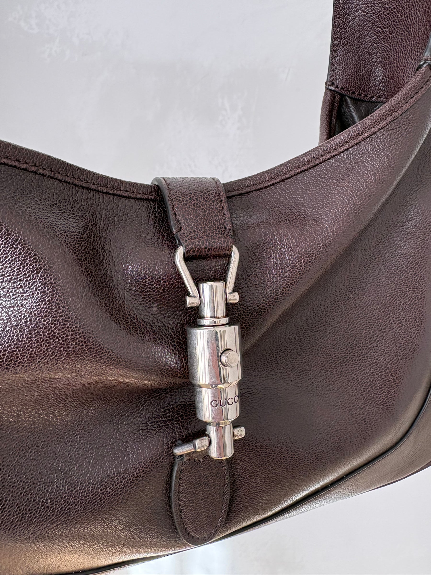Gucci Gucci Jackie 1961 Medium Shoulder Bag Dark Brown