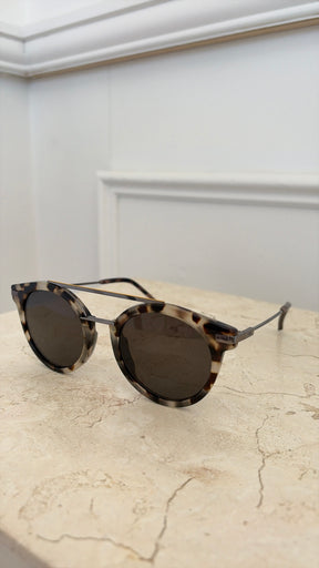 Fendi Tortoiseshell Round Sunglasses