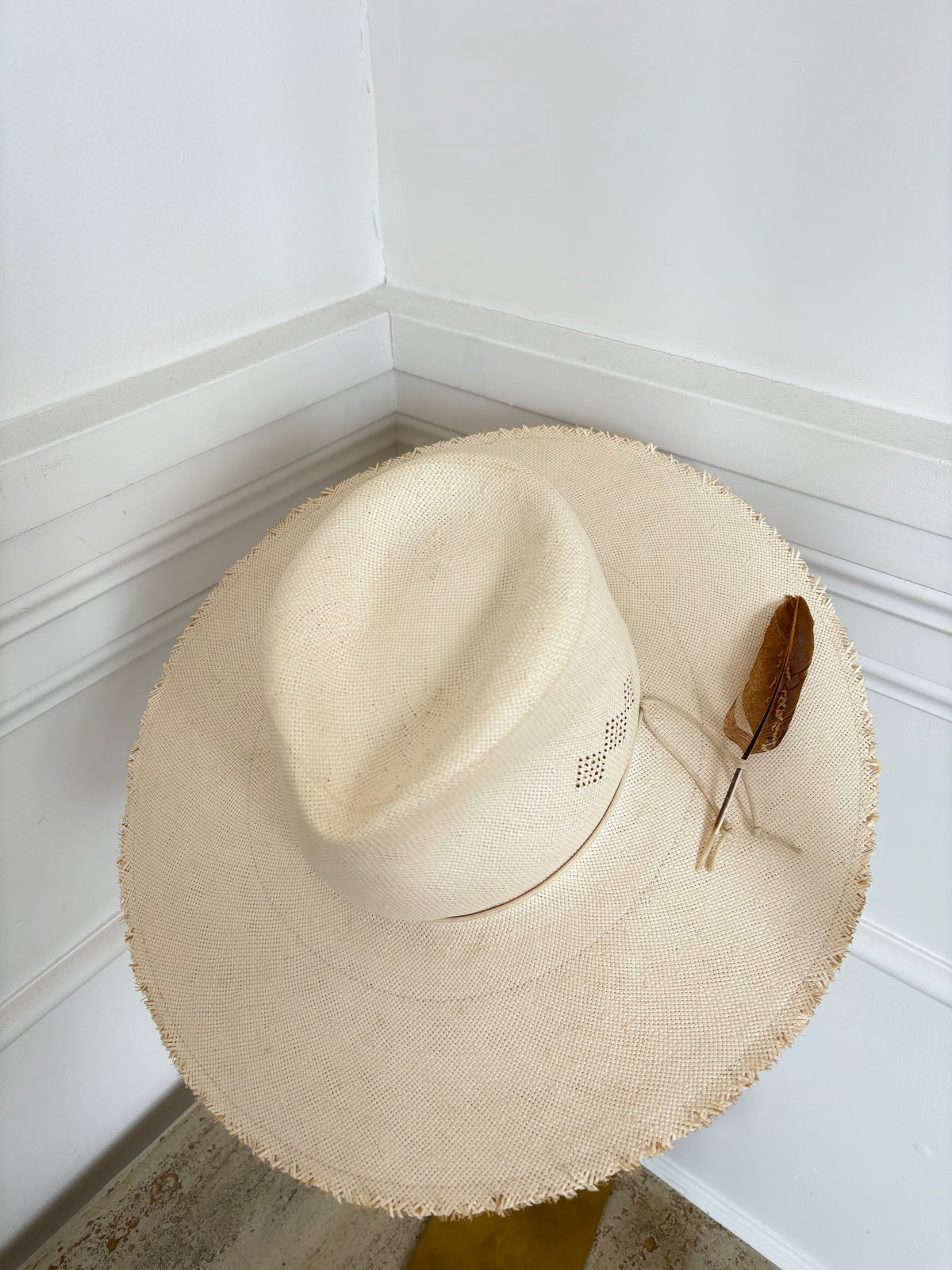 Zimmermann x Hatmaker Straw Sun Hat, Small