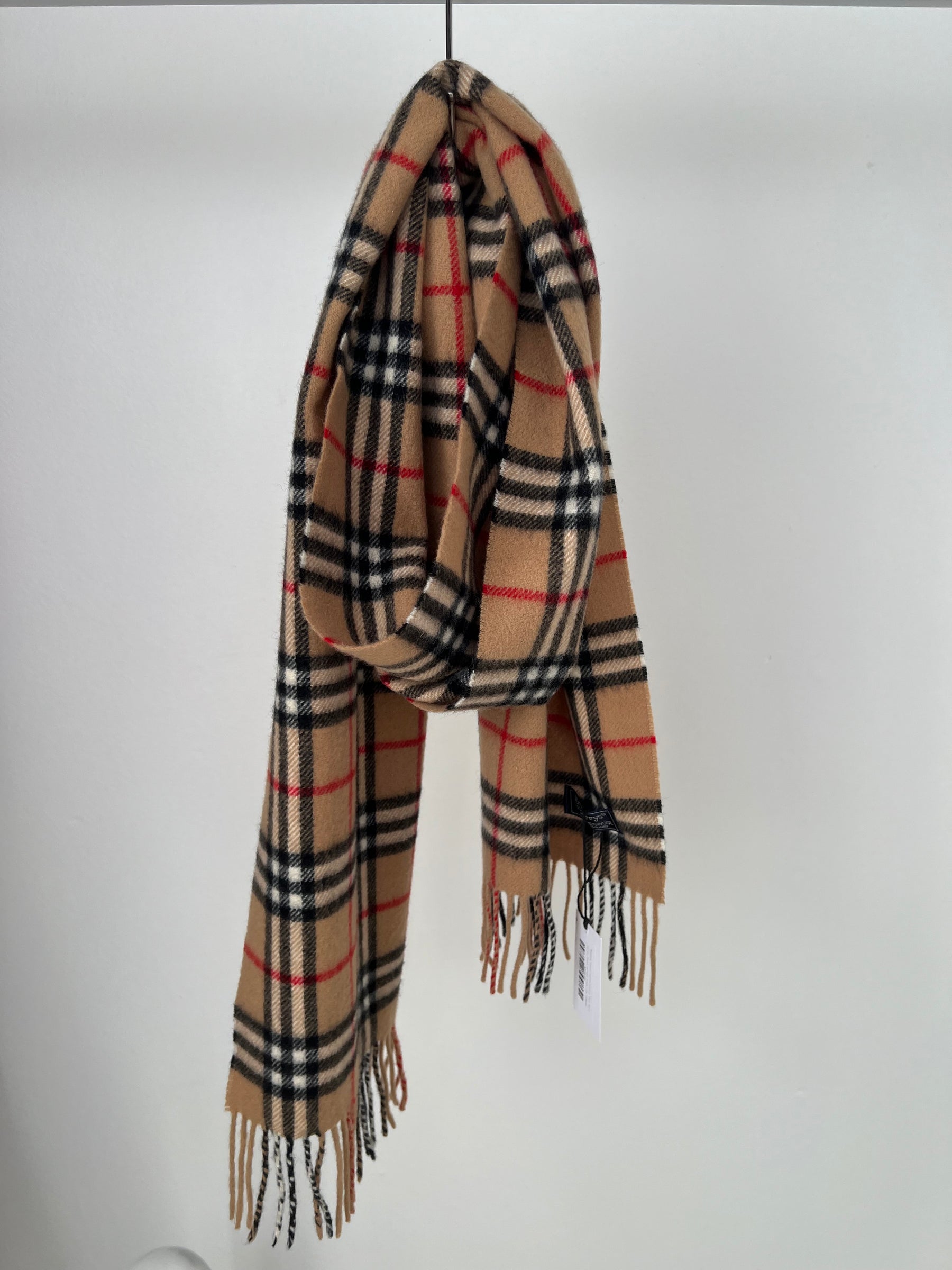 Burberry Vintage Heritage Checked Wool Scarf