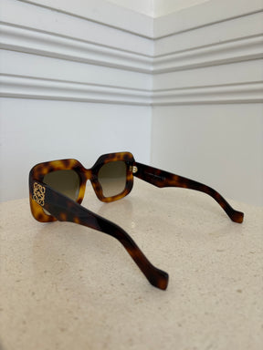 Loewe Havana Oversize Tortoise Shell Sunglasses