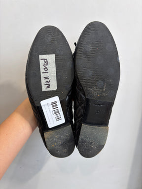 Chanel Black Quilted Chanel Ballet Flats, 37