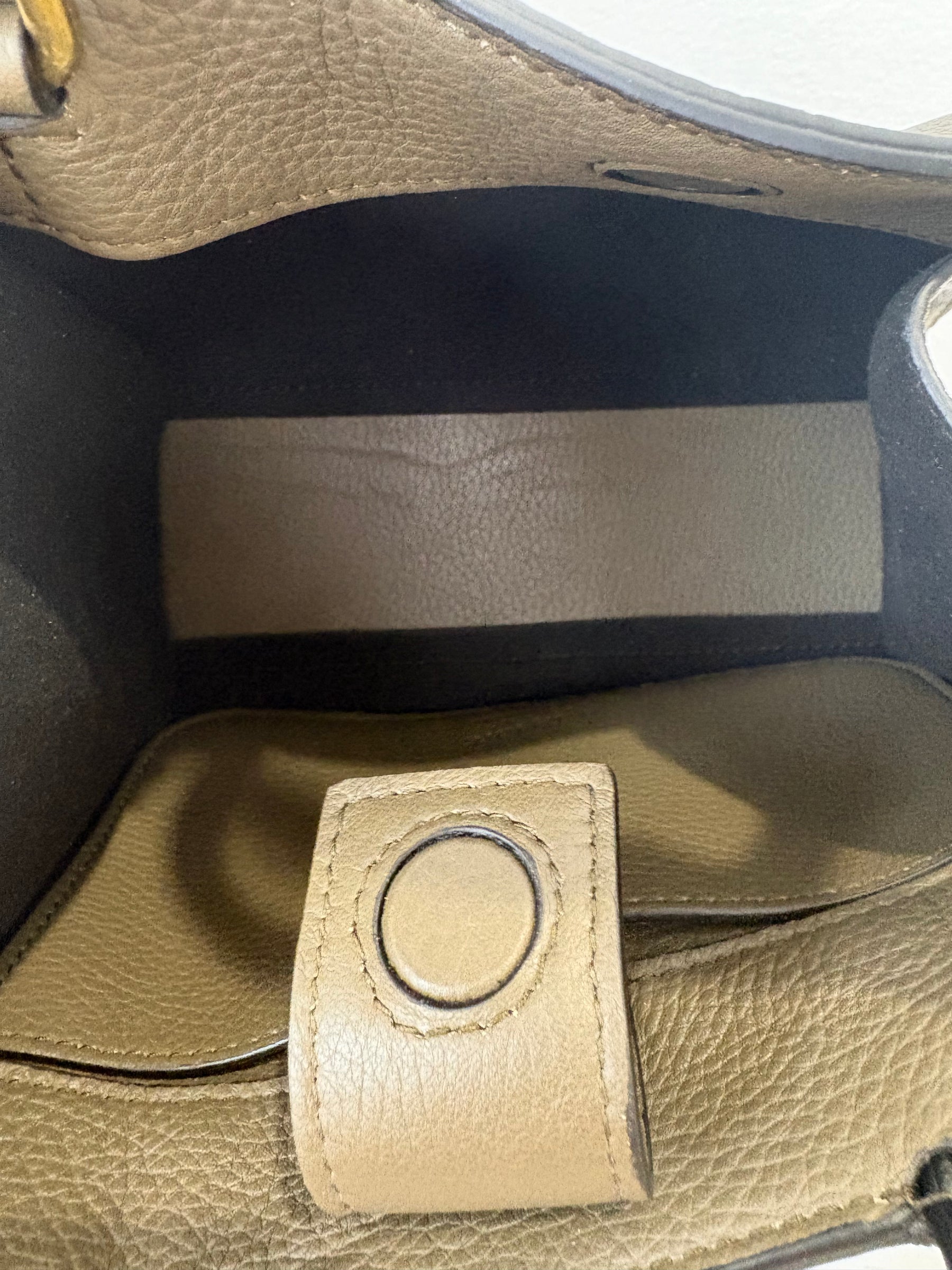 Rylan Dark Taupe Mini Tote Bag