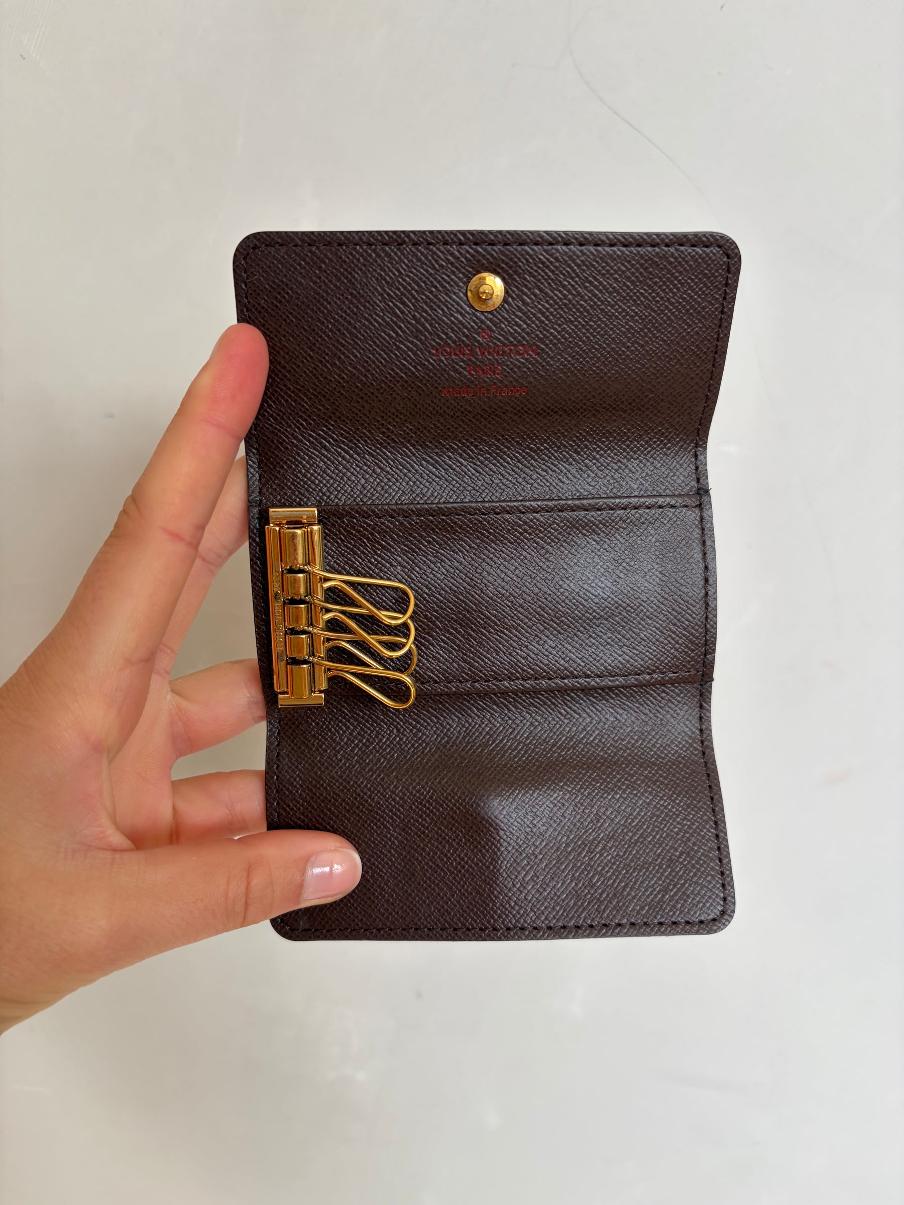 Louis Vuitton Damier Ebene Key Holder