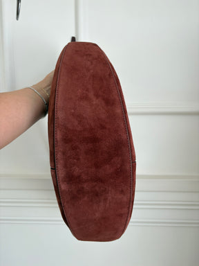 Proenza Schouler Rust Suede Hobo Slide Bag