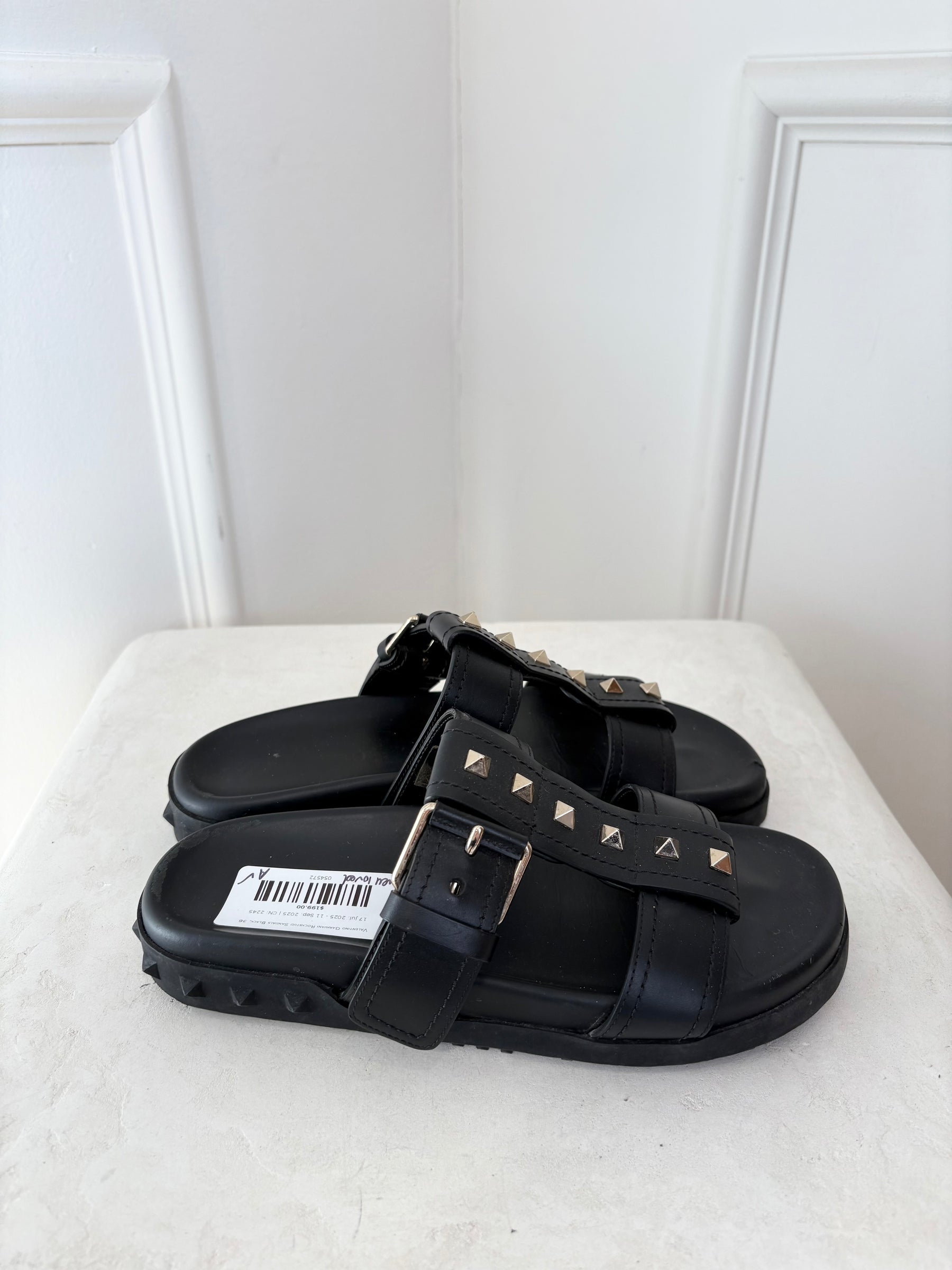Valentino Garavani Rockstud Sandals Black, 36